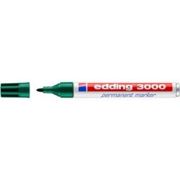 Marcador permanente Edding Verde Punta Redonda 1,5 mm Recargable