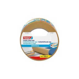 Cinta Adhesiva Tesa Doble Cara 10 m x 50 mm para Manualidades y Decoración