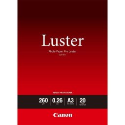 Papel Fotográfico Canon Satén A3 260 g/m² 20 Hojas