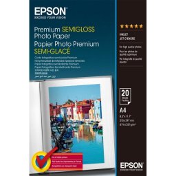 Papel Fotográfico Epson Premium Semi-Brillo A4 20 hojas