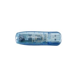 Memoria USB Intenso Rainbow Line 4 GB USB 2.0 Azul con Tapa