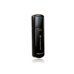 Unidad flash USB Transcend JetFlash 350 64 GB USB 2.0 negra