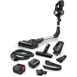 Aspiradora sin Bolsa Bosch BSS715FRSH 18V 35 min Cepillo Alfombra Negro Plata