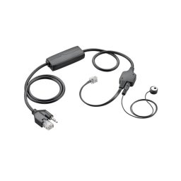 Auriculares Poly APV-63 con cable para telefonía, diseño ergonómico negro