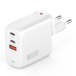 Cargador 4Smarts GaN Flex 65W con 2 USB-C y Power Delivery
