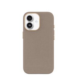 Funda para móvil OtterBox Symmetry Cactus Leather Cover case Piel de cactus Gris claro para iPhone 17