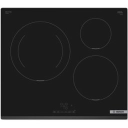 Bosch Placa inducción 3 zonas de cocción - PIJ631BB5E (Reacondicionado Grado C). Negro