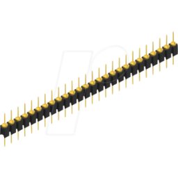 FISCHER ELEKTRONIK FIS MK05 26G - Cabezal de perno, 1 fila, 1 x 26 - 2,54 mm