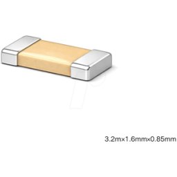 SAMSUNG ELECTRO-MECHANICS CL31B102KBCNNNC - MLCC, 1206, 1nF, 50V, X7R, ±10%, H0.85 mm