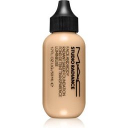 Studio Radiance Face And Body Radiant Sheer Foundation Maquillaje Para Rostro Y Cuerpo Fórmula Ligera Tono C1 50 Ml