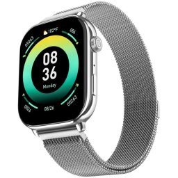 Noise Pulse 4 Max Bluetooth 44mm Pantalla HD Plata Correa Silver Link SpO2 Pulsómetro