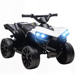 Aiyaplay Quad Eléctrico Para Niños 6 V 70x42x45 Cm Blanco
