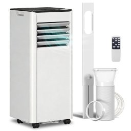 Homcom Aire Acondicionado Portátil 7000 Btu 4 En 1 Para 26 M² Blanco