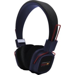 Auriculares Red Bull Racing RDBHDPRACE inalámbricos Bluetooth para música plegables azul y negro