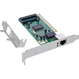 Tarjeta de Red InLine 51115B PCI RJ-45 1 Gbit/s Compatible Windows Mac Linux
