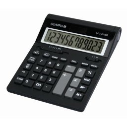 Calculadora Olympia LCD 612 SD 12 dígitos Negro