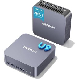Mini PC GEEKOM GT1 Mega Intel Core Ultra 9 185H 16GB 1TB SSD Intel Arc Windows 11 Pro WiFi 7 Thunderbolt 4