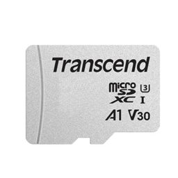 Tarjeta microSD Transcend 300S 64GB UHS-I A1 V30 Clase 10 Plata