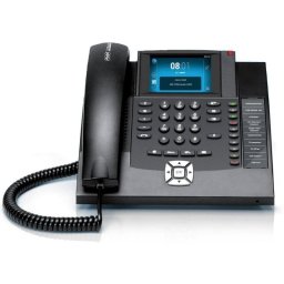 Teléfono analógico Auerswald COMfortel 1400 IP con altavoz y pantalla táctil 3.5
