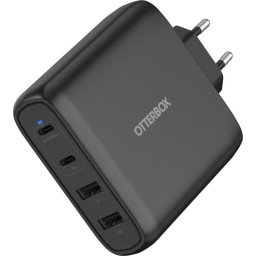 Cargador OtterBox 78-81343 100W GaN 2xUSB-C+2xUSB-A Carga Rápida