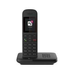 Teléfono Telekom Sinus A12 DECT/analógico inalámbrico altavoz 100 entradas negro