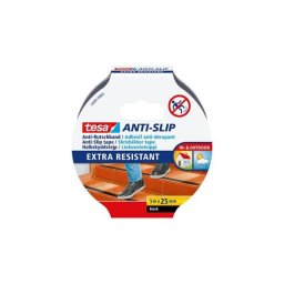 Cinta antideslizante para baño Tesa 55587-02 Adultos Negro 25 mm