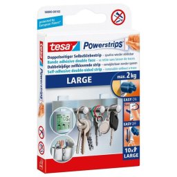 Etiqueta de instalación Tesa Powerstrips LARGE Blanco Doble Cara 2 kg