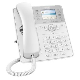 Teléfono IP Snom D735 Blanco con Conexión por Cable