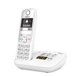 Teléfono Gigaset A690A inalámbrico DECT/analógico con altavoz y 100 entradas