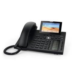 Teléfono IP Snom D385 Negro 12 líneas Pantalla 4.3