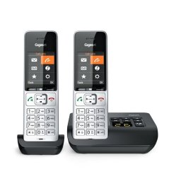 Teléfono Gigaset COMFORT 500A duo DECT/analógico con altavoz e identificador de llamadas