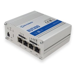 Router Teltonika RUTX09 Ethernet WAN 4G LTE 1Gbps Aluminio Ranura SIM