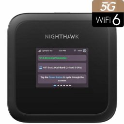 Router Netgear M3 WiFi 6 5G Doble Banda 2900 Mbps Portátil Negro