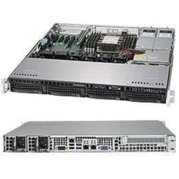 Servidor Supermicro CSE813MFTQC-R407CB 1U 4 Ventiladores SATA SAS 400 W Platinum