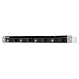 Caja PC QNAP TR-004U 4 Bahías SATA 3,5/2,5 Rack 1U Negro Gris USB-C