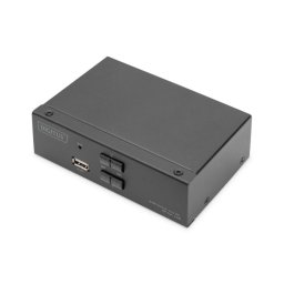 Conmutador KVM Digitus DS-12851 2x1 DP 4K 60Hz USB Audio