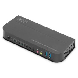 Conmutador KVM Digitus 2x1 HDMI 4K a 60 Hz