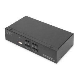 Conmutador KVM Digitus 4 puertos 4K HDMI
