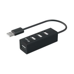 Hub Equip 4 puertos USB 2.0 480 Mbit/s modelo 128955 Negro USB Plug and Play