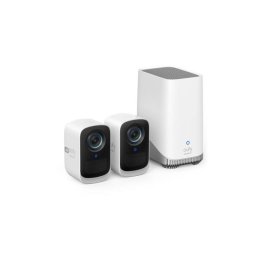 Cámara IP Eufy eufyCam S300 4K Visión Nocturna Interior y Exterior IA Alarma Audio Bidireccional