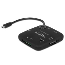 Lector de tarjetas Delock 65529 con hub USB 3 puertos