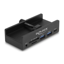 Hub Delock 5 puertos 5000 Mbit/s modelo 64285 con lector SD y MicroSD