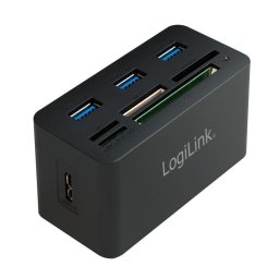 Base para portátiles LogiLink CR0042 USB 3.2 Gen 1 Tarjetas de memoria