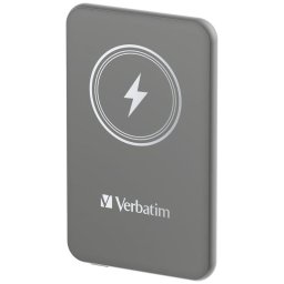 Power Bank Verbatim Charge 'n' Go 5000 mAh Quick Charge 3.0 Cargador Inalámbrico Gris