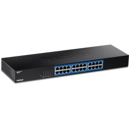 Switch Gigabit Trendnet TEG-S25 24 Puertos Montaje en Rack