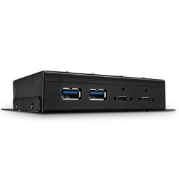 Hub Lindy 4 puertos 10 Gbps USB 3.2 Gen 2 modelo 43094 Metal negro