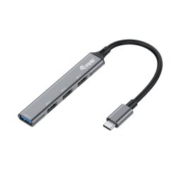 Hub Equip 4 puertos 5000 Mbit/s USB 3.2 Gen 1 modelo 128961 aluminio negro gris