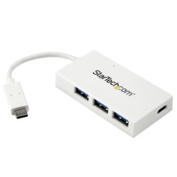 Hub StarTech.com 4 puertos 5Gbps USB-C a USB-A y USB-C Blanco compacto