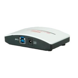 Hub Roline 4 puertos USB 3.2 Gen 1 con alimentación Black & White