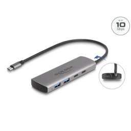 Hub Delock 4 puertos 10 Gbps USB 3.2 Gen 2 modelo 64299 con Thunderbolt 4